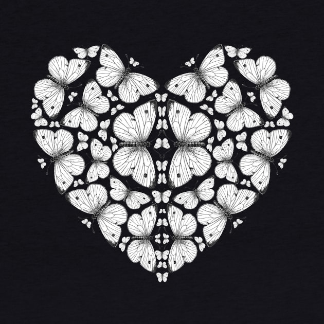 Lispe Butterfly Heart by Lispe